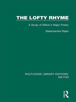 cover image of The Lofty Rhyme